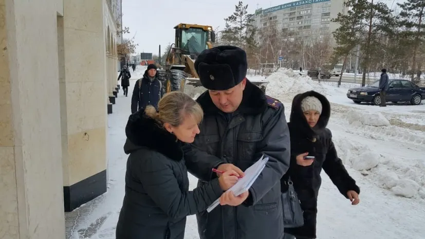 Павлодарских предпринимателей пугают суммой штрафа за снег