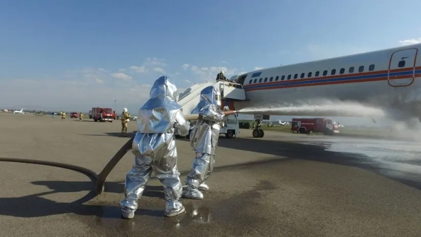 «Пожар» в аэропорту Алматы ликвидирован