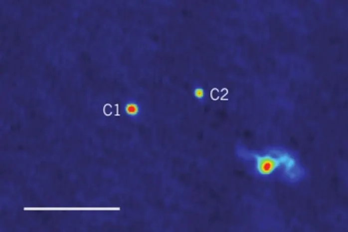 Астрофизики обнаружили систему трех сверхмассивных черных дыр