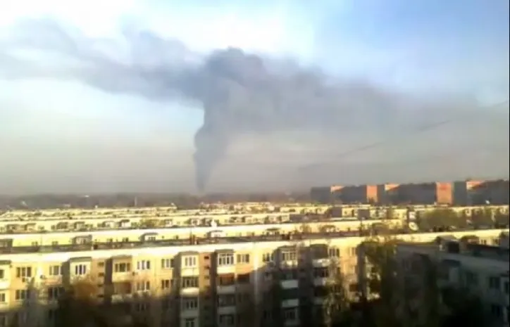 Пожар на вещевом рынке в Алматы потушен