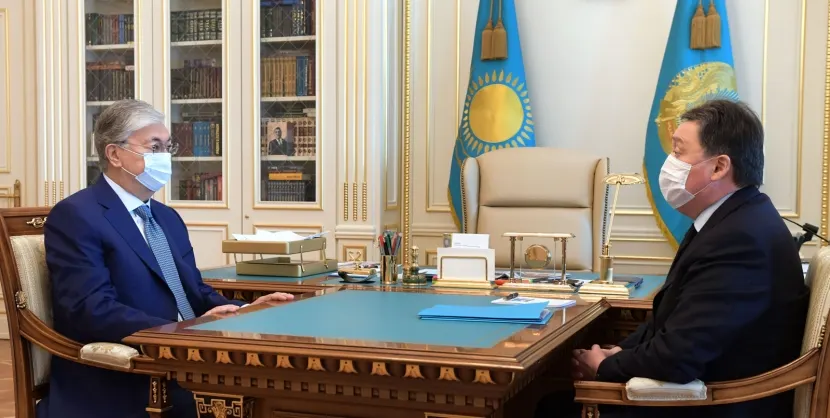 Мамин рассказал Токаеву об итогах развития экономики за полугодие