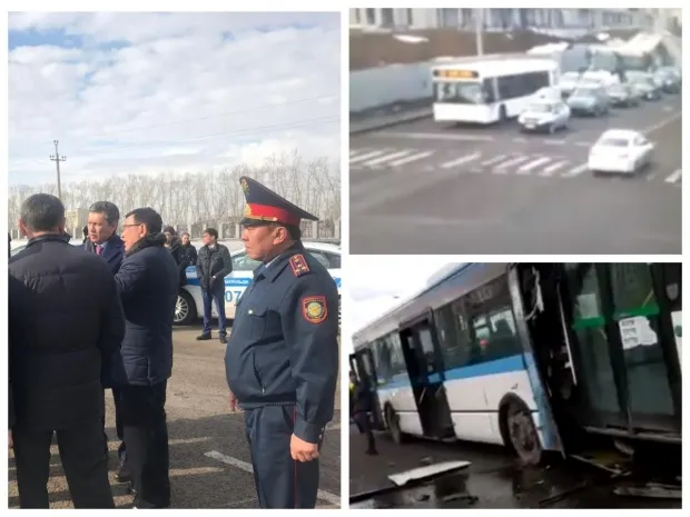 Более тридцати человек пострадали в массовой аварии в Нур-Султане