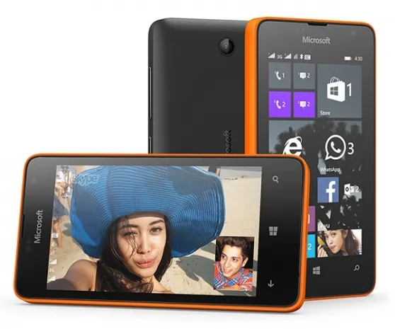 Смартфон Lumia 430 Dual SIM стоит всего $70