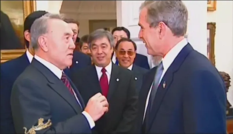 Как Елбасы Буша-младшего «приструнил» (ВИДЕО)