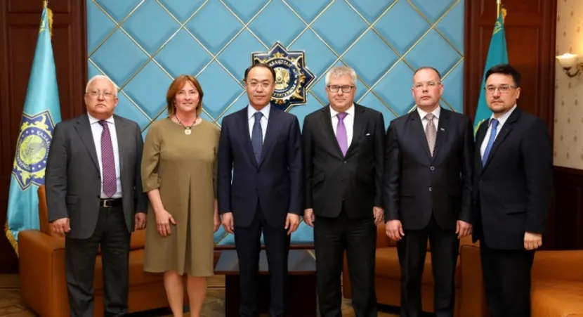 Генпрокурор РК встретился с делегацией Европарламента