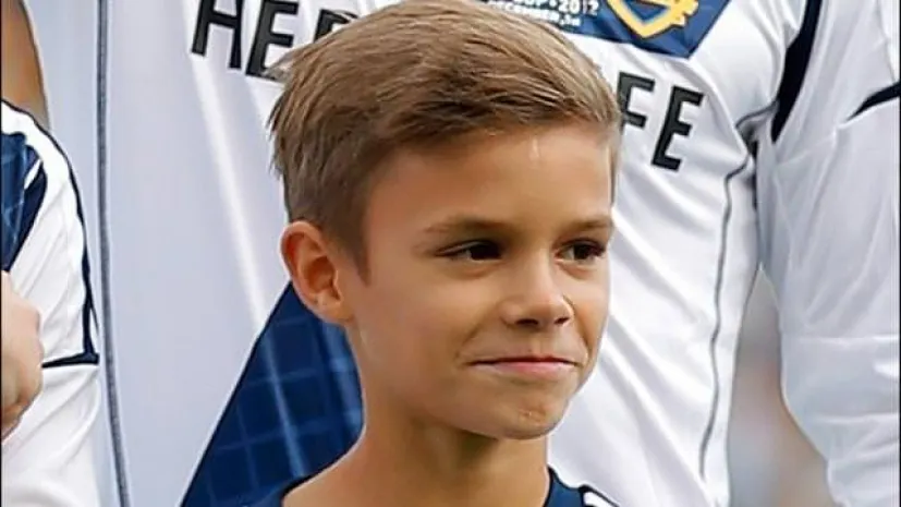 Дэвида Бекхэма на поле заменит сын