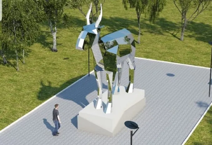 Семиметровую статую сайгака установят в Костанае