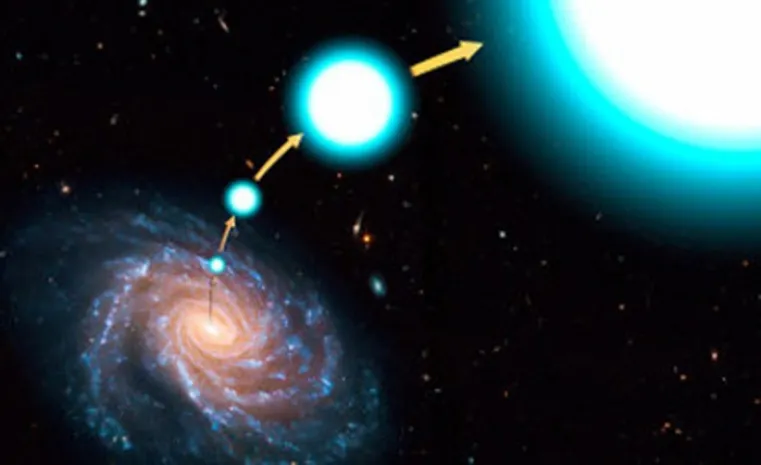 Черная дыра «выстрелила» в центре Млечного пути