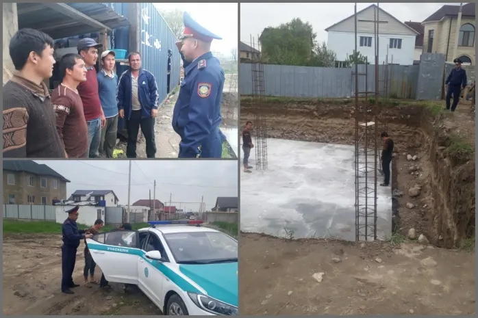 Отработка по строителям-гастарбайтерам проходит в Алматы