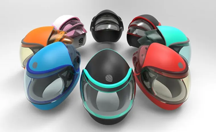 Интересный концепт мотоциклетного шлема С-Through