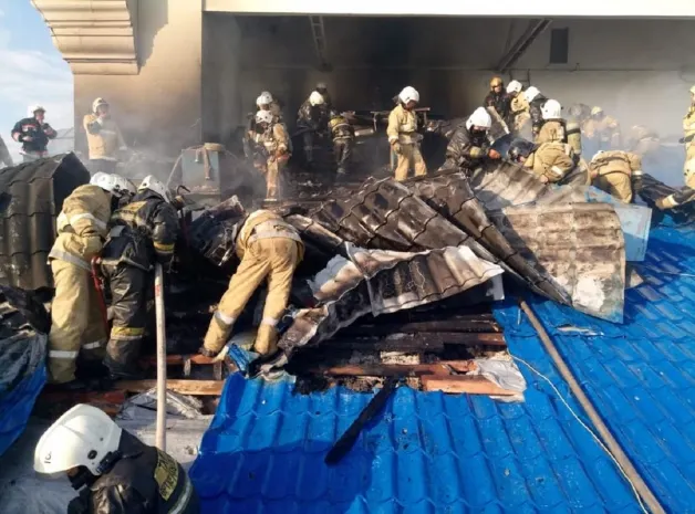 В Астане горит театр «Жастар»