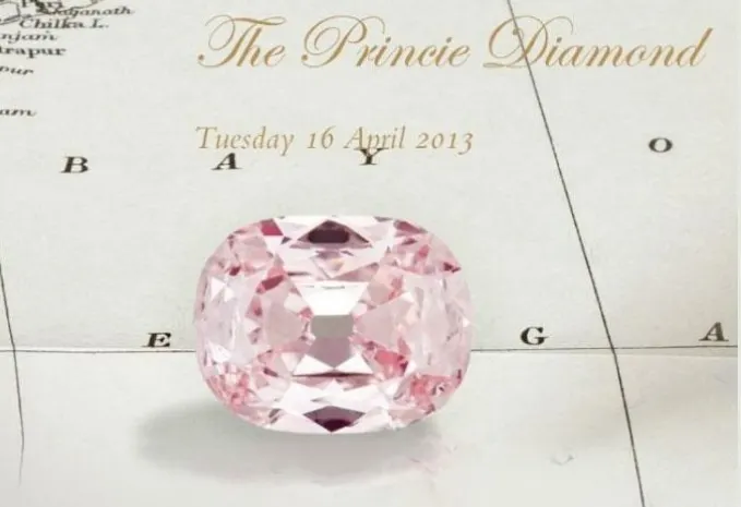 Розовый бриллиант Princie продан с аукциона