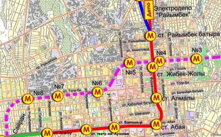 В Алматы появилось приложение с расписанием поездов метро