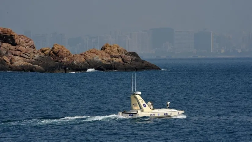 Китай впервые применил беспилотные катера для прибрежной геологоразведки