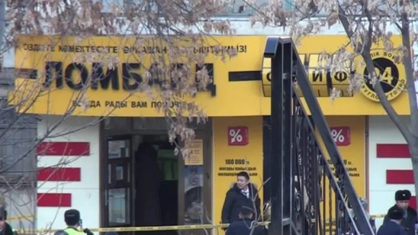 В Шымкенте неизвестный пытался ограбить ломбард