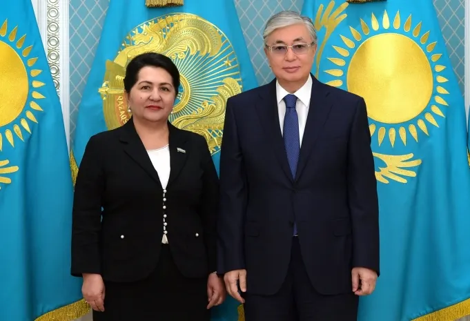 Токаев встретился с председателем сената Узбекистана