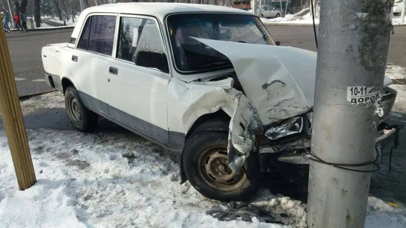 В Алматы произошло ДТП, есть пострадавшие