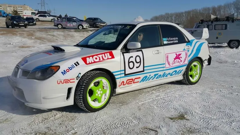 В Павлодаре стартовали зимние автогонки ралли-спринт «Самрук». ФОТО