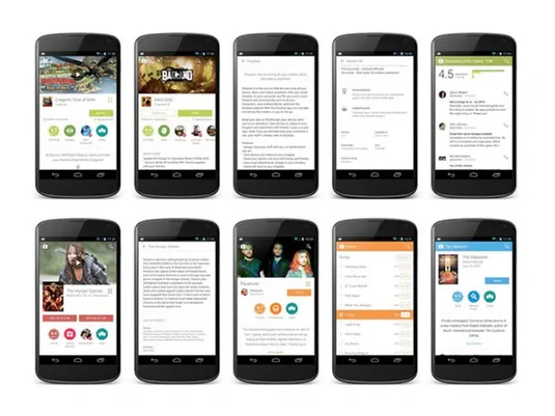 Google Play преобразили в «материальном» дизайне