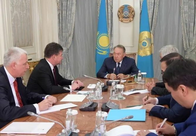 Назарбаев встретился с министром иностранных дел Словакии