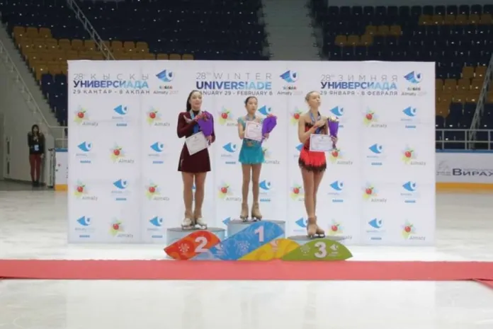 Чемпионат РК по фигурному катанию выиграла Элизабет Турсынбаева