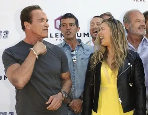 Арнольд Шварценеггер встречается с психологом