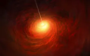 Впервые в истории человечества получено реальное изображение черной дыры