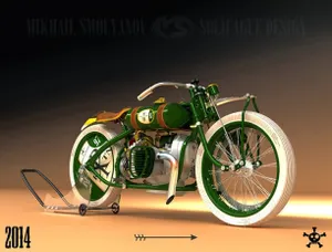 Флэт-трекер на базе мотоцикла «Урал» К750 от Solifague Design