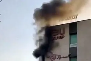 Пожар произошел в медцентре в Актау