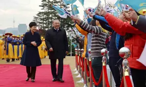 Нурсултан Назарбаев провел переговоры с президентом Республики Корея Пак Кын Хе