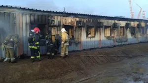 Названа предварительная причина пожара в Карабатане