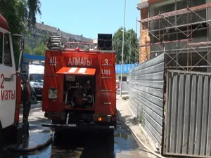 Пожар на “Алматинском дрожжевом заводе”