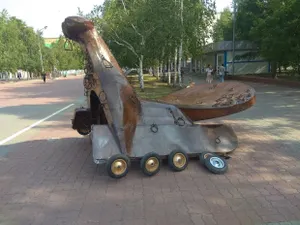 Установленные ко дню города арт-объекты разгромили в Костанае