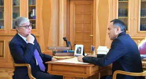 Касым-Жомарт Токаев принял акима Жамбылской области