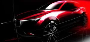 Опубликован тизер самого маленького кроссовера Mazda