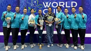 Казахстанские гимнастки завоевали «серебро» в Ташкенте