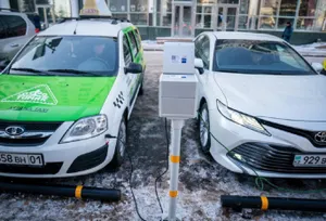 Электроколонки для подогрева автомобилей установили в Нур-Султане