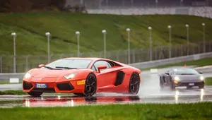 Тест-драйв Lamborghini Aventador и Gallardo по Moscow Raceway