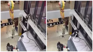 В Атырау подросток упал с высоты в ТРЦ и пробил потолок входной группы