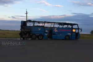 Казахстанец спас 48 человек из горящего автобуса