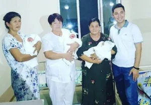 Родители отказались называть тройняшек в честь семьи президента Узбекистана