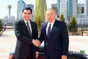 Гурбангулы Бердымухамедов принял Нурсултана Назарбаева