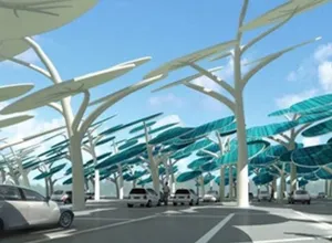 «Солнечный лес»: Будущее автомобильных парковок