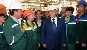 Глава государства посетил ТОО «Проммашкомплект» в ЭкибастузеЭксклюзив