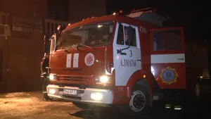 Пожар на «Старой площади» в центре Алматы