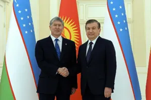 Атамбаев и Мирзиёев подписали договор о согласовании 85% кыргызско-узбекской границы