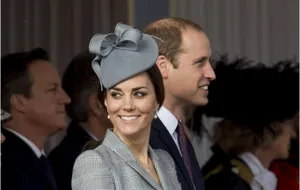 Беременная Кейт Миддлтон впервые вышла в свет