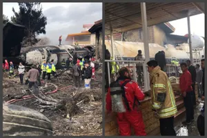 Летевший из Бишкека Boeing 707 разбился в Иране