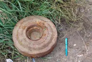 На берегу Бухтармы нашли мину