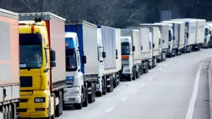 Многокилометровая пробка образовалась на границе Казахстана и Кыргызстана